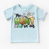 On The Hunt Easter Bunny Shirt - Kids Easter Egg Hunt Tee by Madi Moosh
