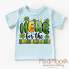 Here For The Shenanigan's St. Patrick's Day Shirt - Kids St. Patrick's Day Tee by Madi Moosh