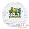 Here For The Shenanigan's St. Patrick's Day Shirt - Kids St. Patrick's Day Tee by Madi Moosh