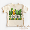 Here For The Shenanigan's St. Patrick's Day Shirt - Kids St. Patrick's Day Tee by Madi Moosh