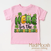 Here For The Shenanigan's St. Patrick's Day Shirt - Kids St. Patrick's Day Tee by Madi Moosh