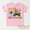 Excavator Easter Shirt - Eggs Cavator Easter Tee by Madi Moosh