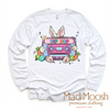 Hip Hop Easter Bunny Shirt - Kids Retro Easter Tee by Madi Moosh