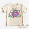 Hip Hop Easter Bunny Shirt - Kids Retro Easter Tee by Madi Moosh