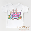Hip Hop Easter Bunny Shirt - Kids Retro Easter Tee by Madi Moosh