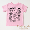 God Says I Am Construction Shirt - Christian Shirt by Madi Moosh