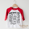 God Says I Am Construction Shirt - Christian Shirt by Madi Moosh