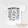 God Says I Am Construction Shirt - Christian Shirt by Madi Moosh
