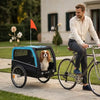 Dog Bike Trailer, Pet Cart Bicycle Carrier with 20" Air Tires, Quick-Release Wheels, Reflectors, Flag by Furr Baby Gifts