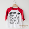 God Says I Am Dinosaur Shirt - Christian Shirt by Madi Moosh