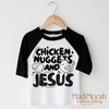 Chicken Nuggets And Jesus Shirt - Christian Shirt by Madi Moosh