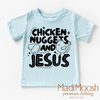 Chicken Nuggets And Jesus Shirt - Christian Shirt by Madi Moosh