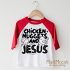 Chicken Nuggets And Jesus Shirt - Christian Shirt by Madi Moosh