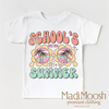 Schools Out For The Summer Vacation Shirt - Kids Summer Shirt by Madi Moosh