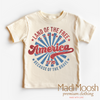 Land Of The Free Because Of The Brave Shirt by Madi Moosh