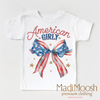 American Girly Shirt - 4th of July by Madi Moosh