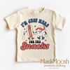 I'm Just Here For The Snacks Baseball Shirt by Madi Moosh