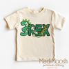Three Rex Dinosaur Birthday Shirt - Birthday Tee by Madi Moosh