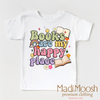 Books Are My Happy Place Shirt - Reading Tee by Madi Moosh