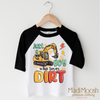 Just A Boy Who Loves Dirt Shirt - Excavator Tee by Madi Moosh