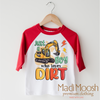 Just A Boy Who Loves Dirt Shirt - Excavator Tee by Madi Moosh