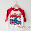 Made In The USA America Shirt - July 4th Tee by Madi Moosh