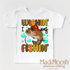 Wishing I Was Fishing Shirt - Fishing Tee by Madi Moosh