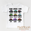 God Says I Am Bible Verses Monster Truck Shirt - Christian Tee by Madi Moosh