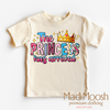 The Birthday Princess Has Arrived Shirt - Girls Birthday Tee by Madi Moosh