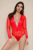 Floral Lace Net Teddy by 3wishes.com