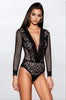Floral Lace Net Teddy by 3wishes.com