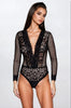 Floral Lace Net Teddy by 3wishes.com