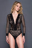 Floral Lace Net Teddy by 3wishes.com