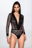 Floral Lace Net Teddy by 3wishes.com