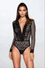 Floral Lace Net Teddy by 3wishes.com