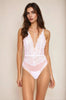 Lace and Dot Mesh Teddy by 3wishes.com