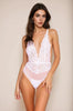 Lace and Dot Mesh Teddy by 3wishes.com