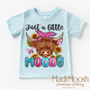Just A Little Moody Highland Cow Shirt - Farm Tee by Madi Moosh