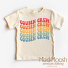 Cousin Crew Wavy Shirt by Madi Moosh