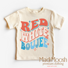 Red White & Boujee Shirt - July 4th by Madi Moosh