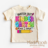 Watch Out Kindergarten Here I Come Shirt - Back To School Shirt by Madi Moosh