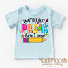 Watch Out Pre-K Here I Come Shirt - Back To School Shirt by Madi Moosh