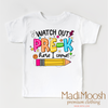 Watch Out Pre-K Here I Come Shirt - Back To School Shirt by Madi Moosh