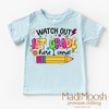 Watch Out 1st Grade Here I Come Shirt - Back To School Shirt by Madi Moosh