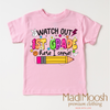 Watch Out 1st Grade Here I Come Shirt - Back To School Shirt by Madi Moosh