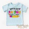 Watch Out 2nd Grade Here I Come Shirt - Back To School Shirt by Madi Moosh
