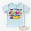 Watch Out 4th Grade Here I Come Shirt - Back To School Shirt by Madi Moosh