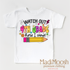 Watch Out 4th Grade Here I Come Shirt - Back To School Shirt by Madi Moosh