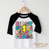 First Grade Lightning Bolt Back To School Shirt - School Shirt by Madi Moosh