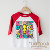 First Grade Lightning Bolt Back To School Shirt - School Shirt by Madi Moosh